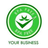 BPA-freie Logo-Design-Vorlagenillustration. Das ist gut für Ihr Geschäft vektor