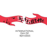 internationell migranter dag vektor illustration