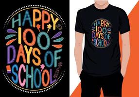 glada 100 dagar i skolan vektor