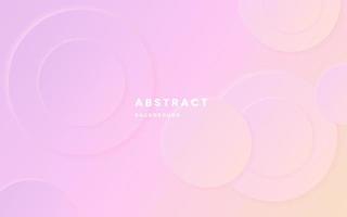 moderner abstrakter hintergrund elegantes kreisformdesign. rosa Hintergrund mit Farbverlauf. Kreisform und Schatten. Illustrationsvektor 10 eps. vektor