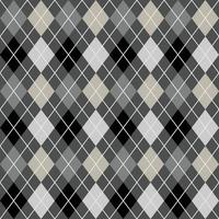 grå och svart sömlös argyle mönster vektor