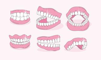 Falscher Zahn Vektor