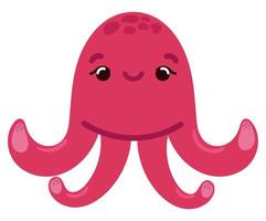 Oktopus-Meer-Symbol vektor