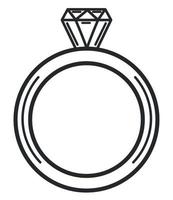 Ring-Tattoo-Symbol vektor