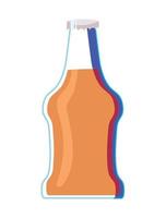 Soda-Flaschen-Getränk vektor