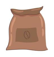 Symbol für Kaffeebohnensack vektor