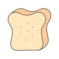 bröd mat minimalistisk vektor