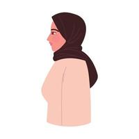 Iranerin mit Hijab vektor