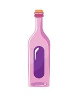 lila vin dryck flaska vektor