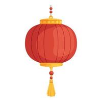 kreisförmige chinesische Lampe vektor