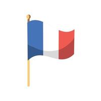 Flagge von Frankreich vektor