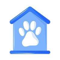 Haustierfreundliches Haus vektor