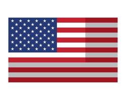 förenad stater av amerikan flagga vektor