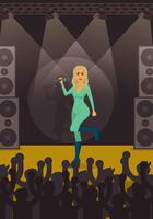 Gratis Beyonce konsertillustration vektor