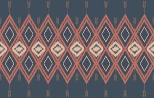 kunglig lyxig gammal ikat mönster. geometrisk etnisk stam- årgång retro stil. tyg textil- ikat sömlös mönster. indisk afrikansk asiatisk navajo aztec ikat skriva ut vektor abstrakt bakgrund.