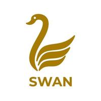 Schwan Logo Design vektor