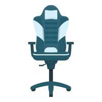 banderoll stol ikon tecknad serie vektor. gaming möbel vektor