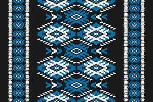 teppich ethnisches stammesmuster kunst. ethnisches ikat nahtloses muster. amerikanischer, mexikanischer Stil. vektor