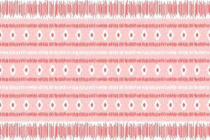 matta etnisk ikat mönster röd. geometrisk etnisk ikat sömlös mönster i stam. mexikansk stil. vektor