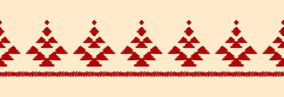 gräns etnisk ikat mönster konst. folk broderi, och mexikansk stil. aztec geometrisk prydnad skriva ut. vektor