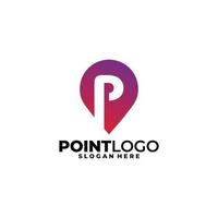 punkt logotyp vektor design isolerat