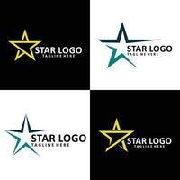 Stern-Logo-Set-Icon-Vektor-Design