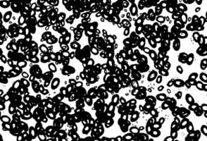 svart och vit vektor mall med cirklar.