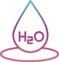 h2O vektor ikon