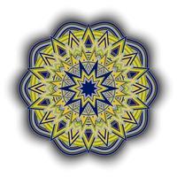 Mandala. dekoratives rundes Ornamentmuster. vintage geometrische elemente. vektor