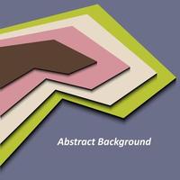 Vektorgeometrischer abstrakter Hintergrund. bunt illustrierte Abstraktion mit Linien und Schatten. bunte vorlage für werbebroschüre. vektor