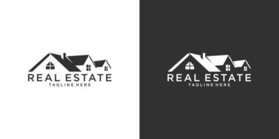 Dach- und Home-Logo-Vektor-Design-Konzept. Immobilien-Logo. vektor