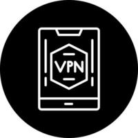 mobil vpn vektor ikon