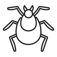 insekt säsong- allergi ikon översikt vektor. säsong sjukdom vektor