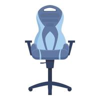 sittplats stol ikon tecknad serie vektor. gamer möbel vektor