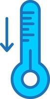 Vektorsymbol für niedrige Temperatur vektor