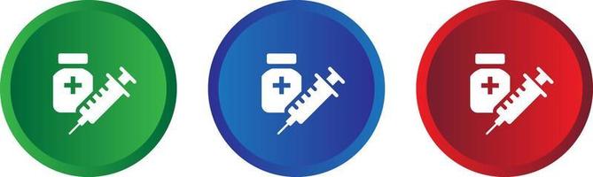 Impfstoff-Icon-Vektor. Impfstoff-Symbol-Vektor-Illustration vektor