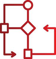 strömma Diagram vektor ikon