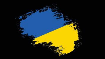 Ukraine-Grunge-Textur-Flag vektor