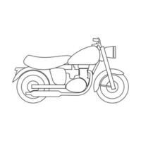 Vintage Motorrad Symbol Vektor Illustration Design