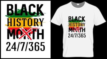 svart historia månad vektor illustration grafisk. grön, röd, gul bakgrund med text. fira amerikan och afrikansk människor kultur.