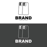 smartphone logotyp, modern elektronik vektor, smartphone affär design, elektronisk varor vektor
