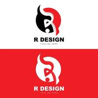 r brev logotyp, alfabet vektor, första r produkt varumärke logotyp design vektor