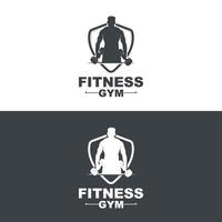 Gym logotyp, kondition logotyp vektor, design lämplig för kondition, sporter Utrustning, kropp hälsa, kropp tillägg produkt märken vektor