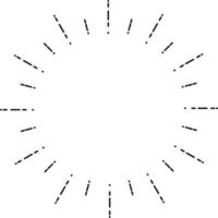 abstrakte Ornament-Vektor-Illustration in Schwarz-Weiß-Farben vektor