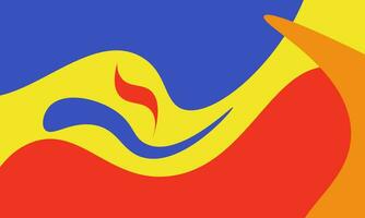 Vektor abstrakter Hintergrund mit roten, blauen, gelben, orangefarbenen Farben. vorlagendesign für banner, soziale medien, karte