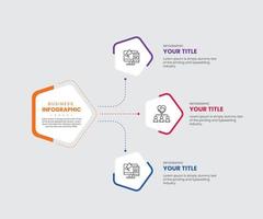 Infografik-Design-Vektorvorlagen können für Präsentationen, Diagramme, Jahresbericht und Webdesign verwendet werden. geschäftskonzeptschritte oder prozesszeitleiste infografik vektor