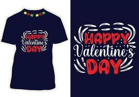 Valentinstag T-Shirt-Design vektor