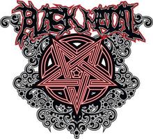 ockultiskt tecken med pentagram skalle, grunge årgång design t shirts vektor