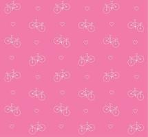 Vektor Musterdesign der Fahrrad-Silhouette