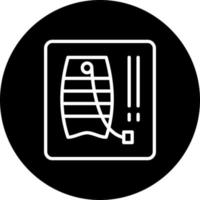 Bodyboard-Vektor-Symbol vektor